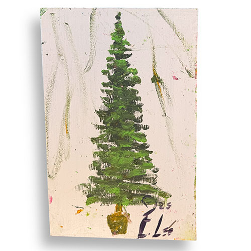 Ernest Lee 8x12 ChristmasTree WP5847